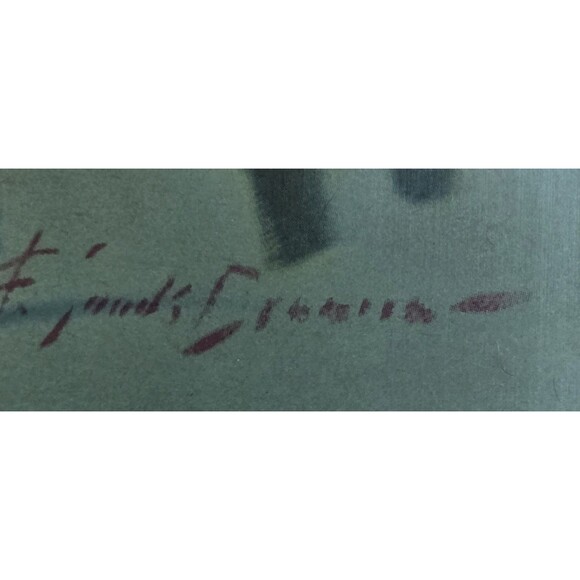 Frederick Sands Brunner Brunette w/ Colt & Mare Framed Vintage 1940s Print - Picture 4 of 4